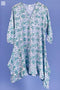 Mulmul Cotton Goat Top In Floral Block Print