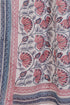 Mul Mul Cotton Wrap In Floral Block Print