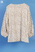 Crepe Cotton Stanley Top In Block Print
