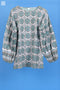 Crepe Cotton Stanley Top In Graphic Block Print