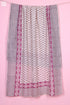 Cotton Silk Che Che Wrap In Floral Block Print