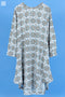 Rayon Lizard Top In Block Print