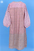 Mulmul Cotton Joplin Dress In Asorted Block Print