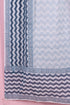 Mulmul Cotton Wrap In Zigzag Block Print