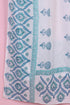 Mulmul Cotton Wrap In Floral Block Print