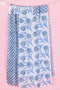 Mulmul Cotton Wrap In Assorted Block Print