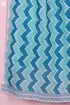 Mulmul Cotton Wrap In Zigzag Block Print