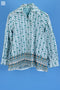 Slub Cotton Zoom Top In Retro Block Print