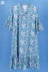 Cotton Crepe Fitzgerald Dress In Floral Block Print