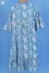 Cotton Crepe Fitzgerald Dress In Floral Block Print