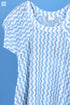 Mulmul Cotton Jelly Top In Zigzag Block Print