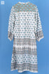 Mulmul Cotton Joplin Dress in Assorted Block Prints