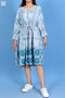 Mulmul Cotton Amalfi Dress With Floral Block Print