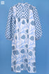 Cotton Silk Joplin Dress in Floral Block Print