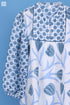 Cotton Silk Joplin Dress in Floral Block Print