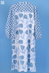 Cotton Silk Joplin Dress in Floral Block Print