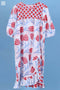 Mulmul Cotton Prairie In Blue Floral Block Print