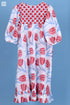 Mulmul Cotton Prairie In Blue Floral Block Print