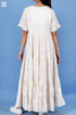 Mulmul Cotton FrouFrou Dress In Assorted Block Print