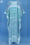 Mulmul Cotton Cher Caftan In Assorted Block Print
