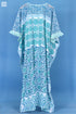 Mulmul Cotton Cher Caftan In Assorted Block Print