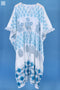 Mulmul Cotton Cher Caftan In Assorted Block Print