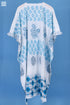 Mulmul Cotton Cher Caftan In Assorted Block Print