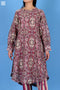 Cotton Silk Lizard Top In Graphic Print