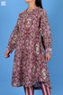 Cotton Silk Lizard Top In Graphic Print