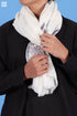 Wool Stole In Floral Block Print