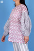 Cotton Silk Stanley Top In Block Print