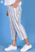 Khaadi Cotton New Joe Pant in Striped Block Print