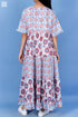 Mulmul Cotton Frou Frou Dress In Assorted Block Print