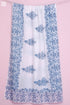Mulmul Cotton Wrap In Floral Block Print