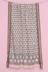 Bengal Cotton Jamdani Lou Lou Wrap With Graphic Block Print