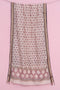 Bengal Cotton Jamdani Lou Lou Wrap With Graphic Block Print