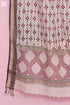 Bengal Cotton Jamdani Lou Lou Wrap With Graphic Block Print