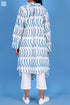 Slub Cotton Poiret Top In Floral Block Print