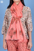 Crepe Cotton Dolly Shirt In Graphic Block Print