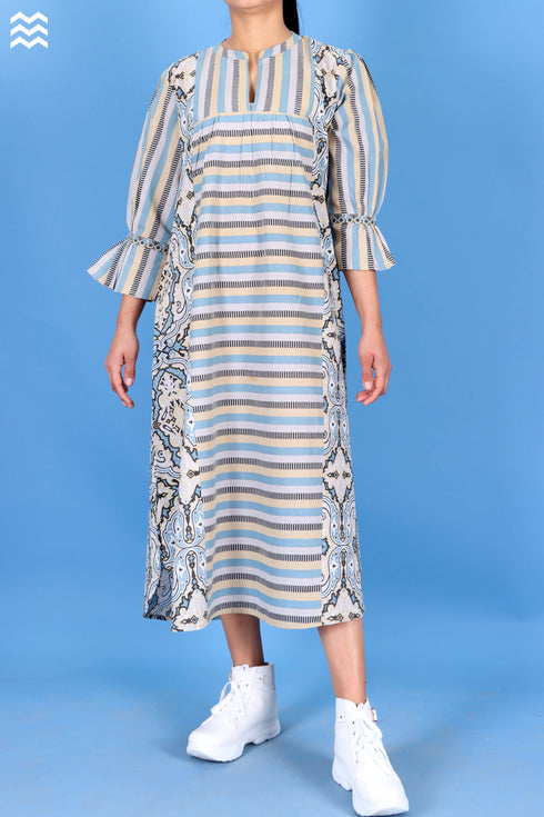 Cambric Cotton Centre Joplin Dress In Assorted Print