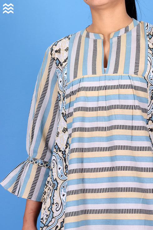 Cambric Cotton Centre Joplin Dress In Assorted Print