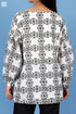 Mulmul Cotton Stanley Top In Graphic Block Print
