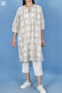 Slub Cotton Sheiba Top In Graphic Block Print