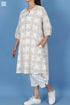 Slub Cotton Sheiba Top In Graphic Block Print