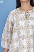 Slub Cotton Sheiba Top In Graphic Block Print