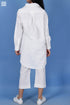 Slub Cotton Classic Shirt In White Block Print