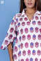 Slub Cotton AC Shirt In Floral Block Print