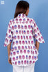 Slub Cotton AC Shirt In Floral Block Print