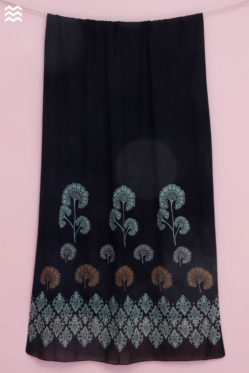 Mulmul Cotton Wrap In Block Print