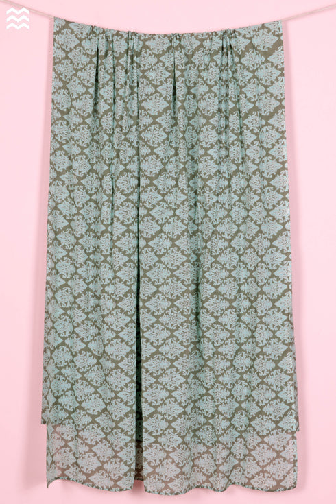 Mulmul Cotton Wrap In Block Print